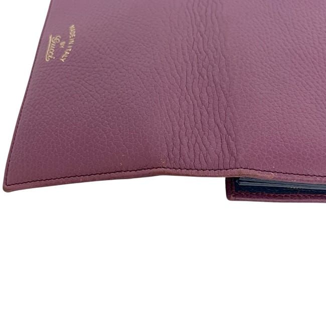 Gucci Bifold Long Wallet Purple Swing 354498 Wallet Leather