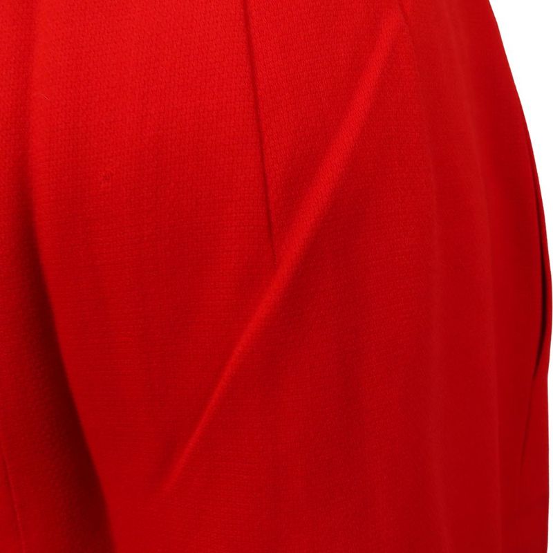 Christian Dior Skirt 11 Wool Polyester Cupro Red None With Pockets Apparel