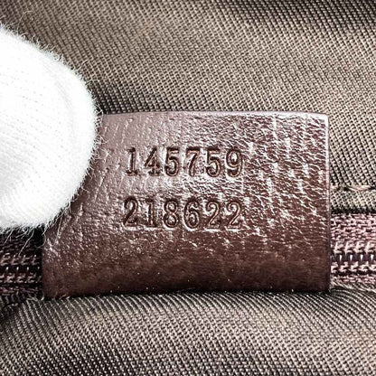 Gucci 145759 Handbag Brown GG Canvas Sherry Line Ladies Fashion Brand Name High