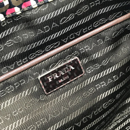 Prada Tote Bag Miss Ing Shoulder Strap Signs of Use Nylon B4001t Red
