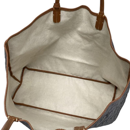 Goyard Tote Bag Saint Louis PM Black×brown Leather