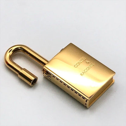 Hermes Cadena Book Motif Limited Gold Small Items 