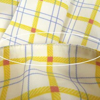 LOEWE 22SS H526y05w76 Silk Cotton Anagram Stamped Long Sleeve Shirt White