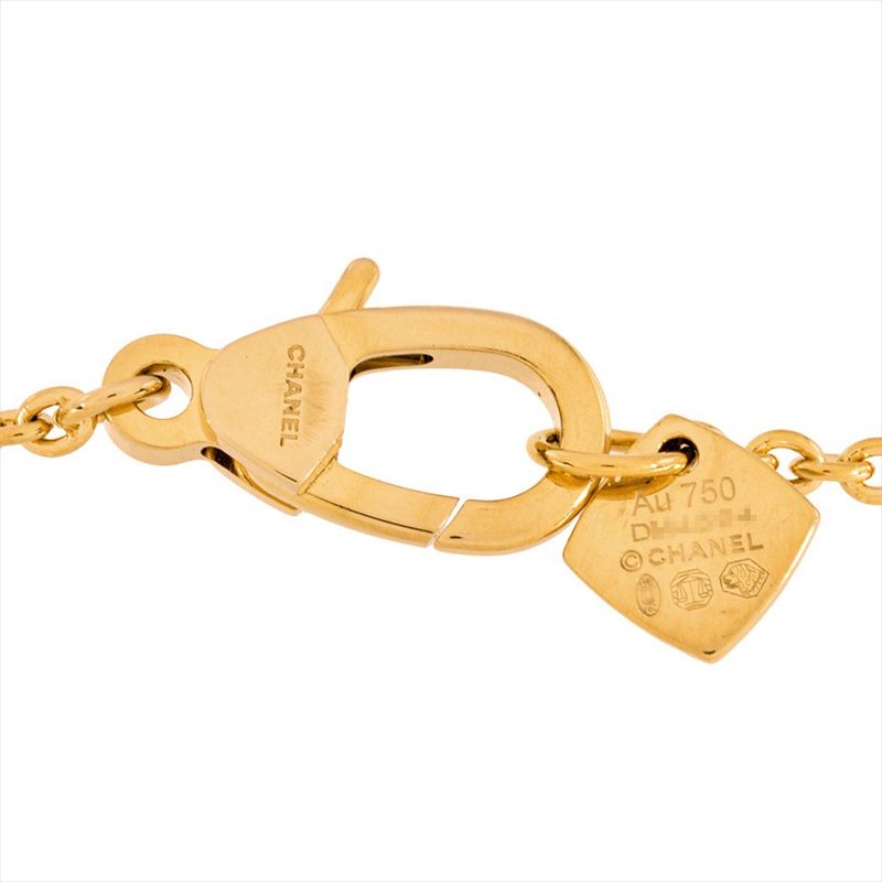 Chanel Coco Crush Necklace Diamond J12102 18K Pink Gold 79g Pink Gold Beige