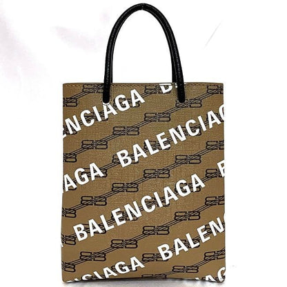 Balenciaga Shoulder Bag Shopping Phone Beige