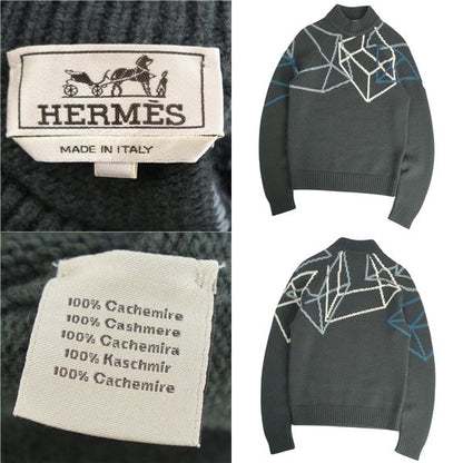 Hermes Knit Sweater High Neck Cashmere Top