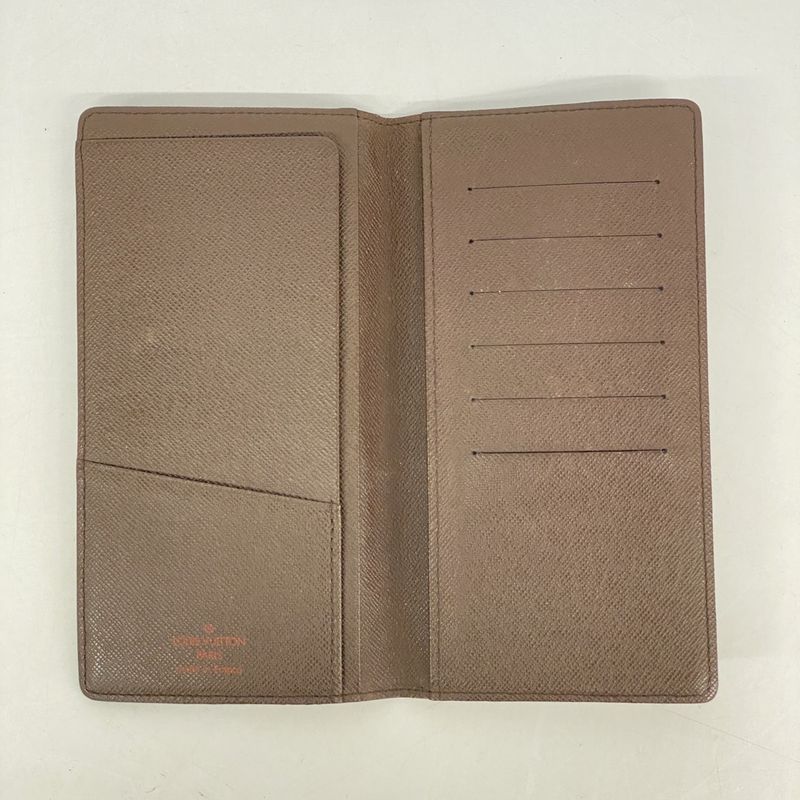 Louis Vuitton Long Wallet Damier Porte Barre Carte Credit N61823 Ebène Men