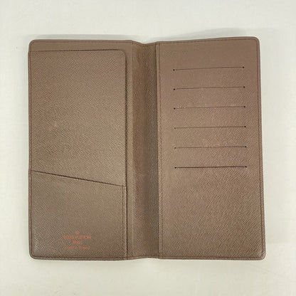 Louis Vuitton Long Wallet Damier Porte Barre Carte Credit N61823 Ebène Men