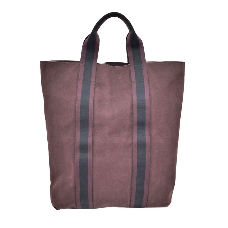 Hermes New-fourre Tout Cabas Handbag Tote Marron Bold- Black Men's