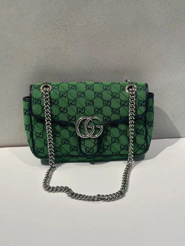 Gucci Marmont Quilted Green