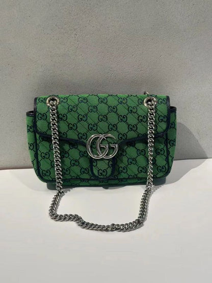 Gucci Marmont Quilted Green