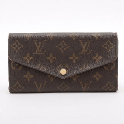 Louis Vuitton Monogram Portefeuille Sarah Long Wallet Long M62236 Brown And