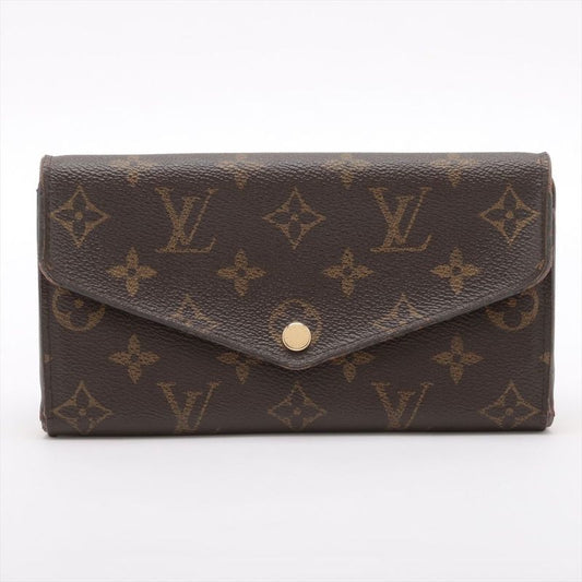 Louis Vuitton Monogram Portefeuille Sarah Long Wallet Long M62236 Brown And
