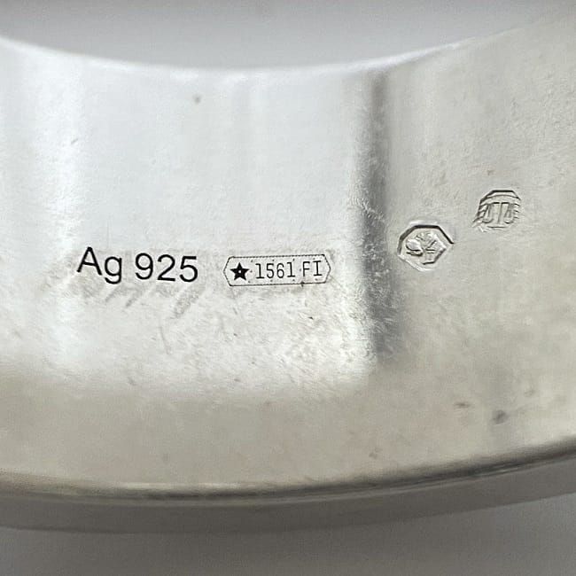 Gucci Adidas Ring F22225 Silver 702766