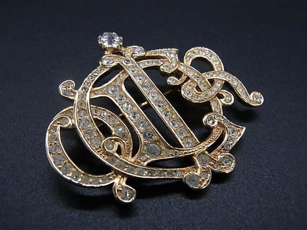 Christian Dior Christian Dior Rhinestone Pin Brooch Pin Brooch Pin