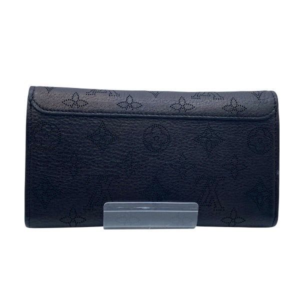 Louis Vuitton Mobogram Mahina Portefeuille Iris M60143 Long Wallet Trifold Men's