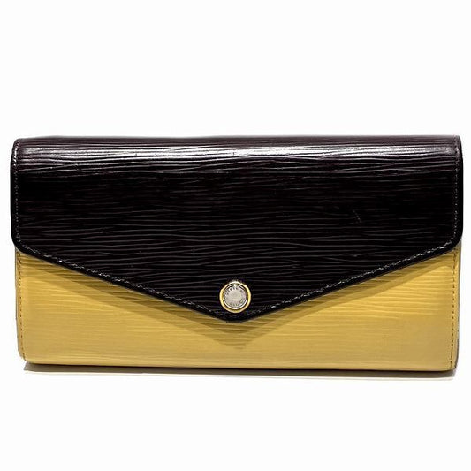 Louis Vuitton Epi Portefeuille Sarah M60529 Mimosa Bicolor Long Wallet Bifold