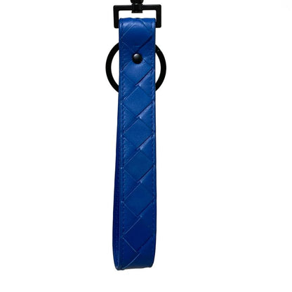 Bottega Veneta Key Holder (charm ) - Blue Leather