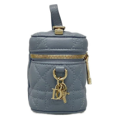 Dior/christian Dior Vanity Bag Lady Dior Micro Vanity S0935onmj Blue-grey