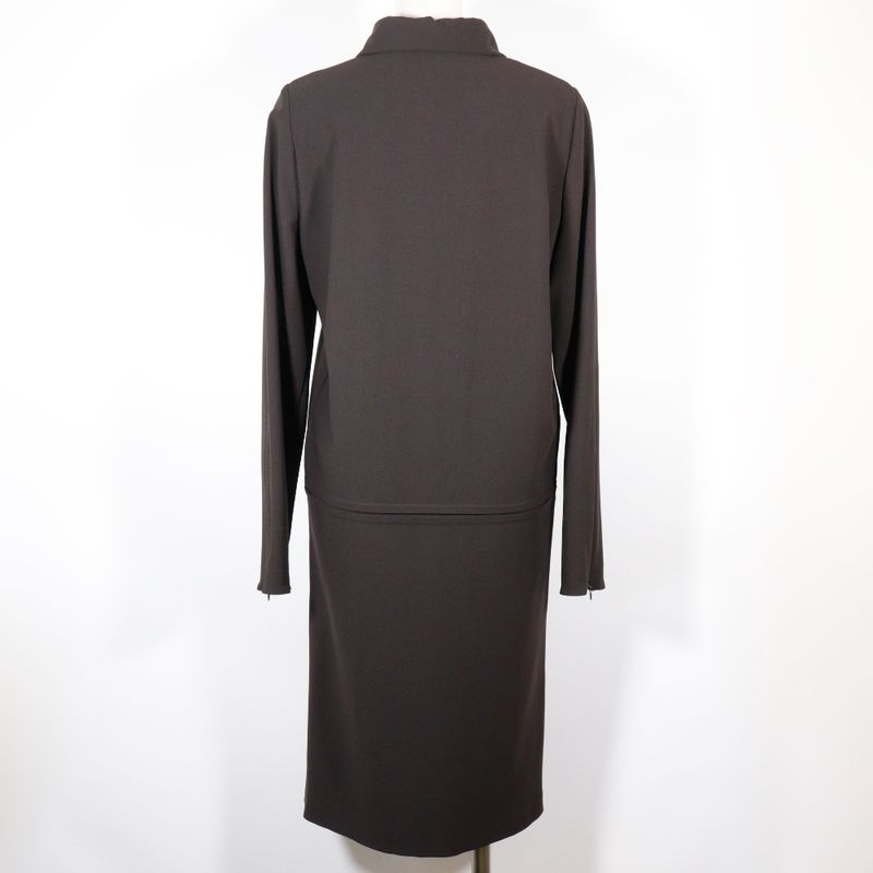 Gucci Wool And Spandex Brown Women's Dress