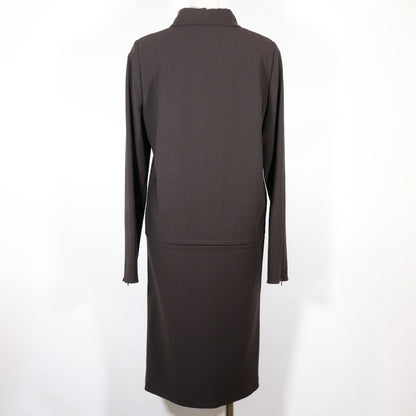 Gucci Wool And Spandex Brown Women's Dress