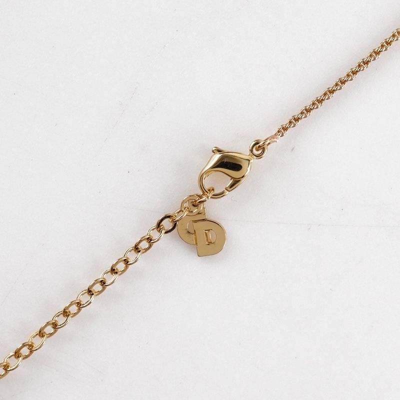 [dior] Christian Dior High Heel Motif Gold Plated Ladies 6.5g Necklace