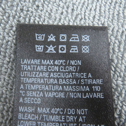 Balenciaga 100% Cotton BB Logo Embroidery Pile Gown Bathrobe Grey XL Size