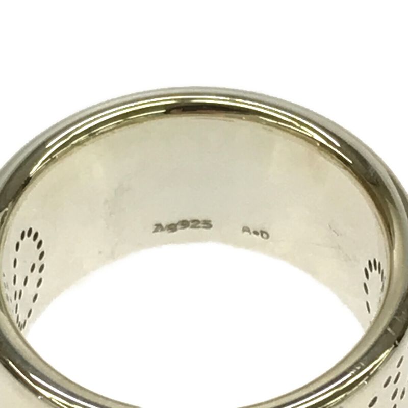 Hermes Evelyn Ring Size 13.5 Silver 925 12.9g #54 Accessories H14339
