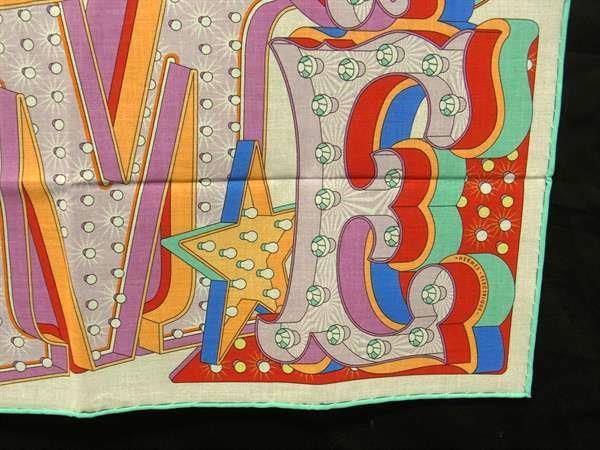 Hermes Electrique 100% Cotton Scarf Handkerchief Pink Aw8702
