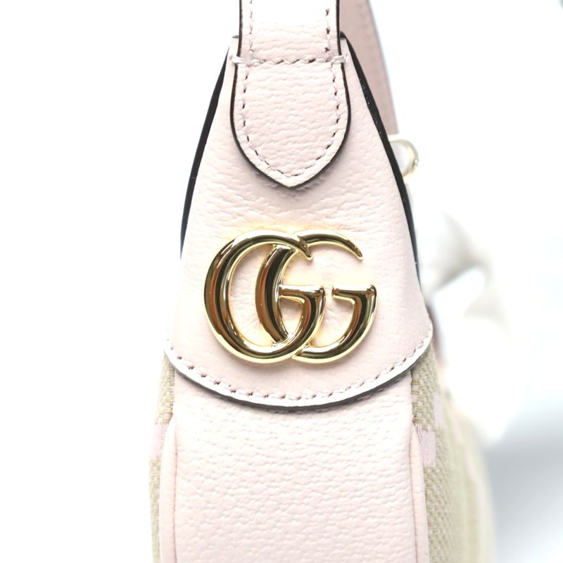 Gucci 658551 Ophidia Jumbo GG One Shoulder Mini Bag Handbag Gucci Pink
