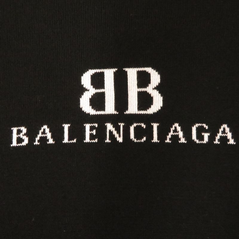 Balenciaga Knit Cropped High Neck