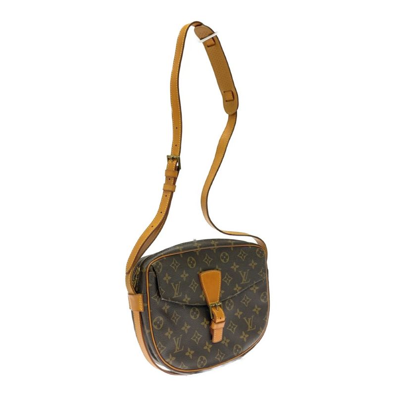 Louis Vuitton M51225 Monogram PVC Genefeuille Shoulder Bag Brown 370413