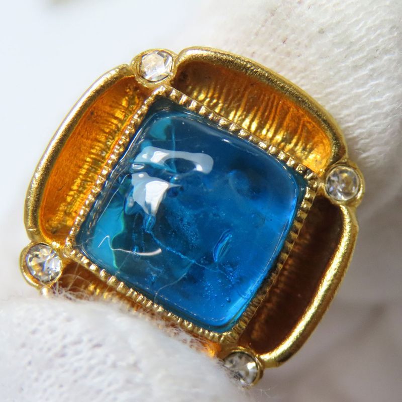 Chanel Vintage Earrings Metal Ladies