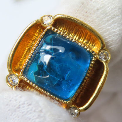 Chanel Vintage Earrings Metal Ladies