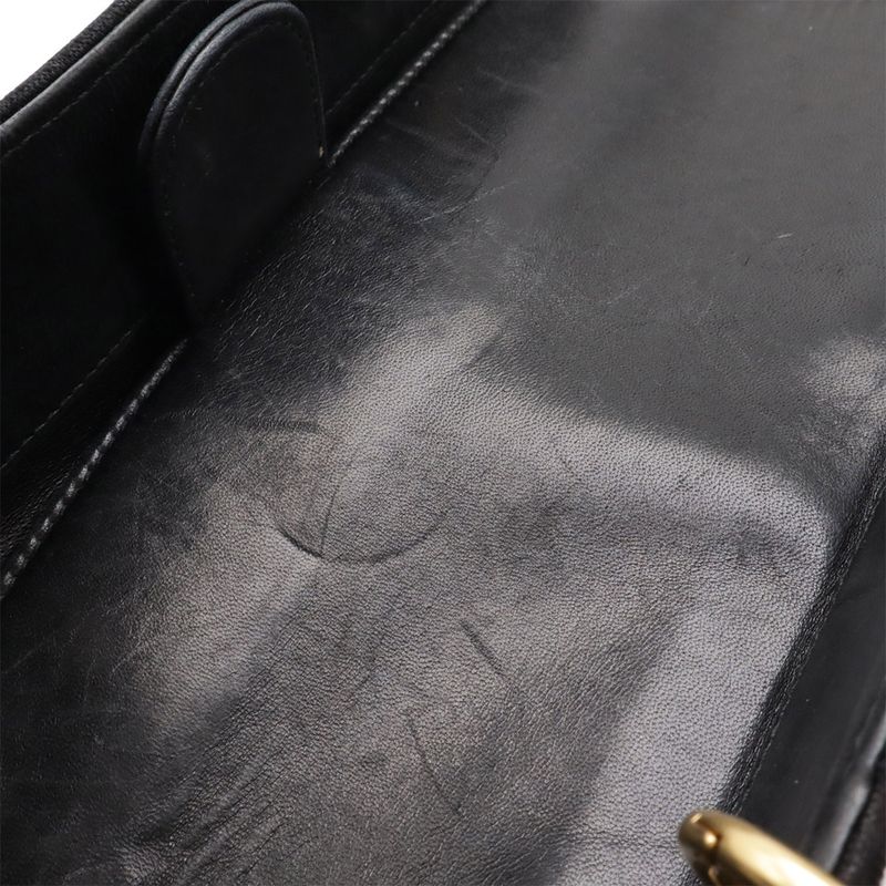 Chanel Choco Bar Coco Mark Chain Tote Bag Shoulder Bag Cotton Jersey Leather