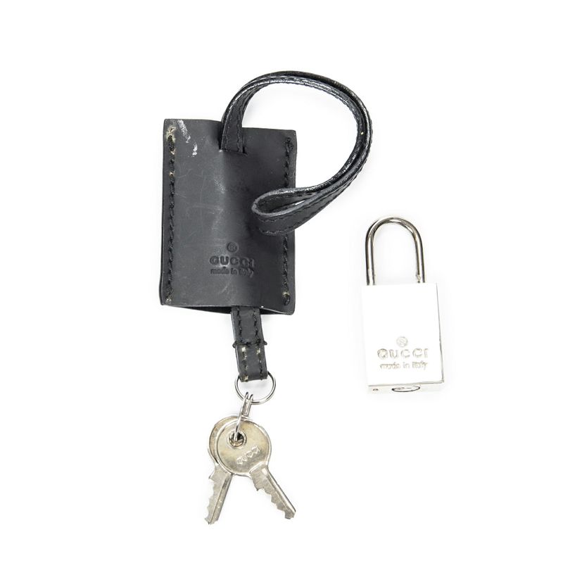 Gucci Travel Line Boston Black GG Nylon Canvas A