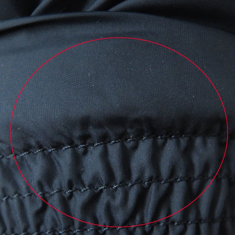 duvetica Duvetica Carysdue Lekkis Rabbit Fur Hooded Down Coat Navy 38 Made In