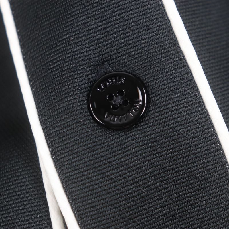  Louis Vuitton 23SS Logo Button Logo Number Ring Short Sleeve Short Sleeve