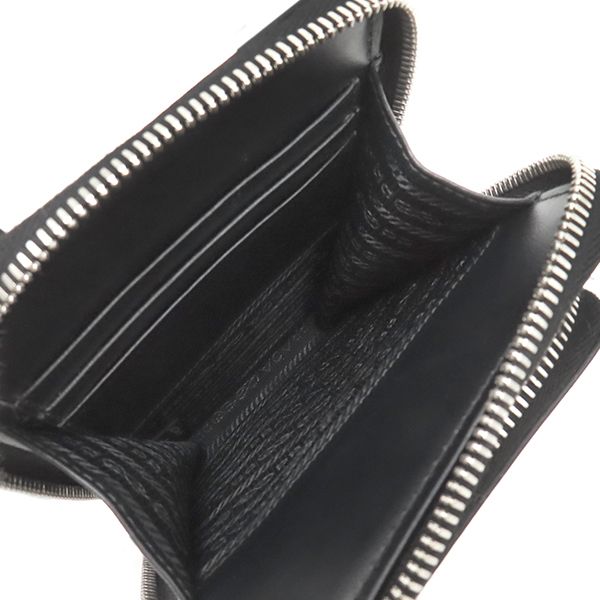 Prada Shoulder Bag Re-Nylon Smartphone Case Nylon Leather Black Silver Hardware