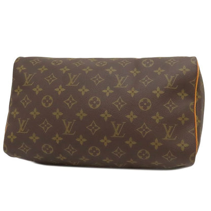 Louis Vuitton Handbag Speedy 30 Monogram Canvas Monogram Gold Hardware Brown