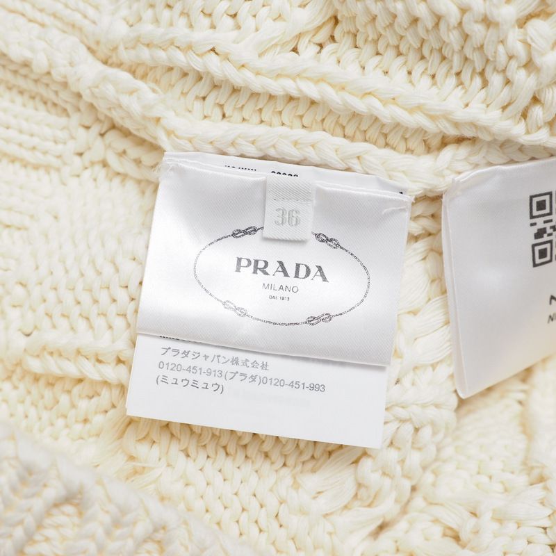 Prada Vest Size 36 Cable Knit V-neck Tilden Knit Vest Made In Italy 20241230