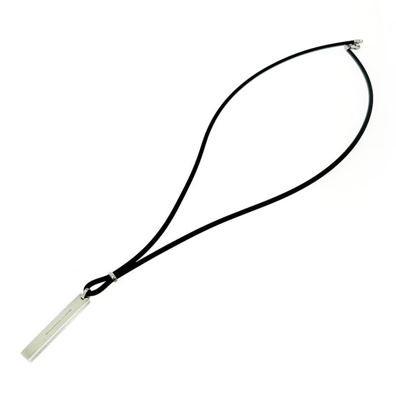 Tiffany & Co Silver Atlas Bar Necklace 15.5g 925 Engraved 418010 Necklace