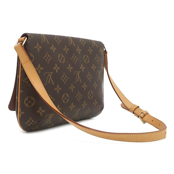 Louis Vuitton Shoulder Bag Musette Tango Monogram Canvas Monogram Gold Hardware