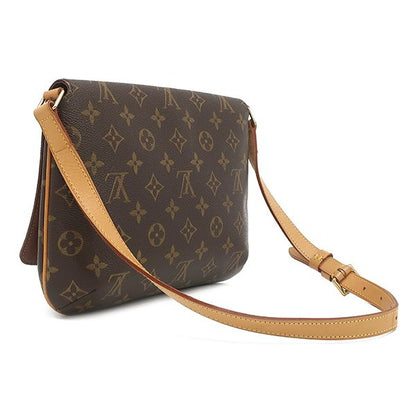 Louis Vuitton Shoulder Bag Musette Tango Monogram Canvas Monogram Gold Hardware