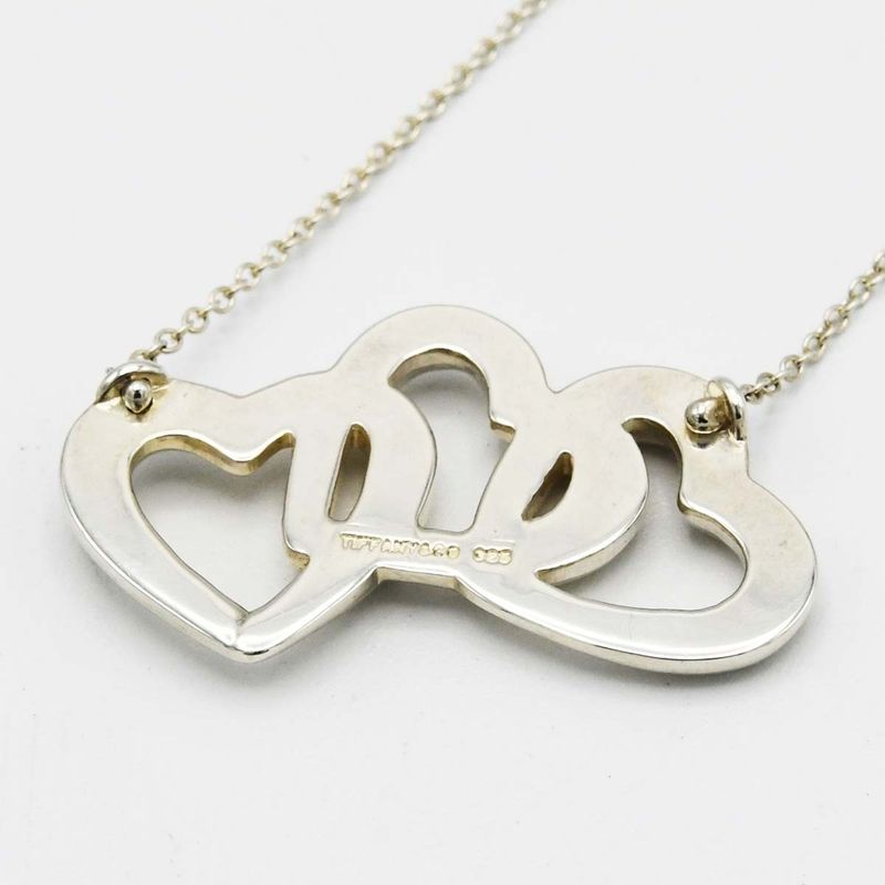 '-1 Tiffany & Co Tiffany & Co Necklace Triple Heart Silver 925 Accessories Total