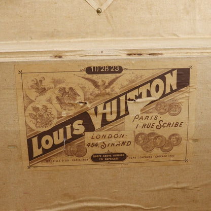 Louis Vuitton Vintage Damier Canvas Brown Unisex Trunk