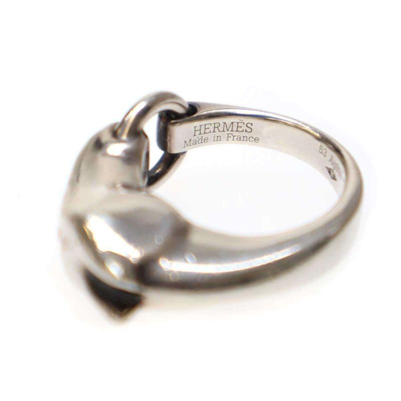 Hermes Gallop Ring Silver 53