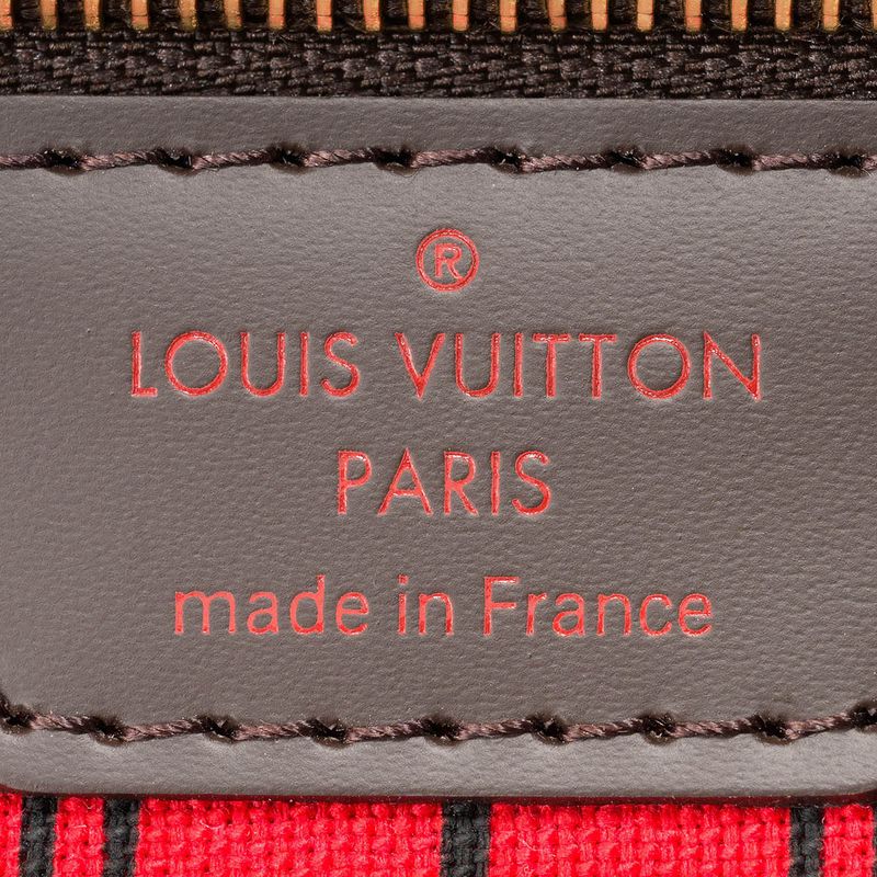 Louis Vuitton Tote Bag Neverfull PM Brown/cerise Red