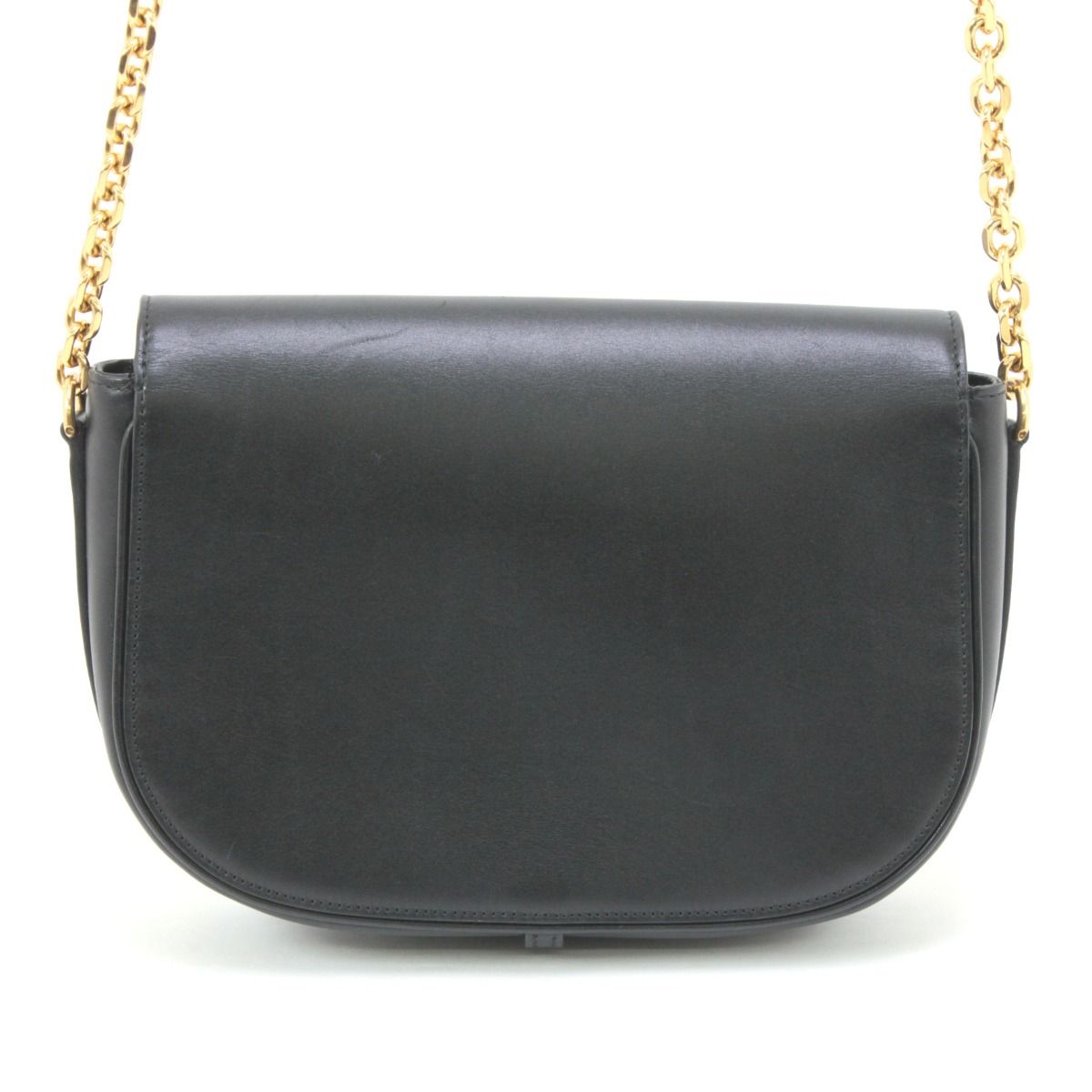 Celine Triomphe Chain Shoulder Bag Black