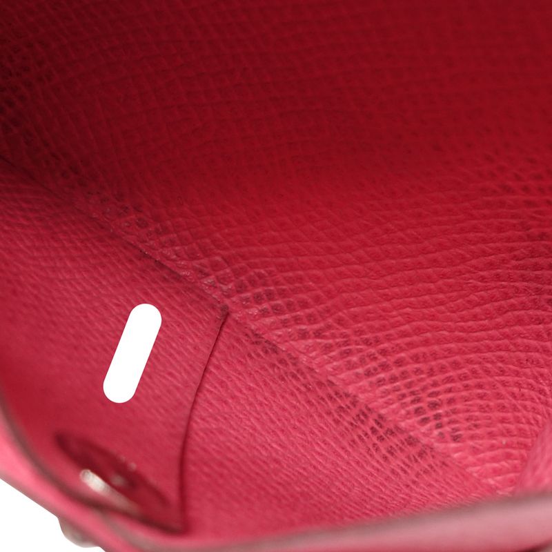 Hermes Bastia Coin Case T Engraved 2015 Manufactured In Vo-epson Rose